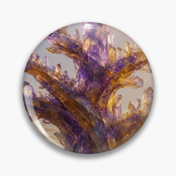 Item preview, Surreal Purple Crystal Tree with Twin Moons designed and sold by Pyt27.