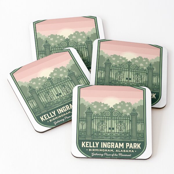 Item preview, Kelly Ingram Park Wrought-Iron Gate Birmingham Sticker designed and sold by DetourDgn.