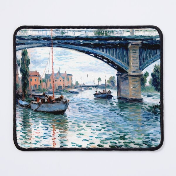 Item preview, The Bridge at Argenteuil in Grey Weather designed and sold by artdesignsnow.