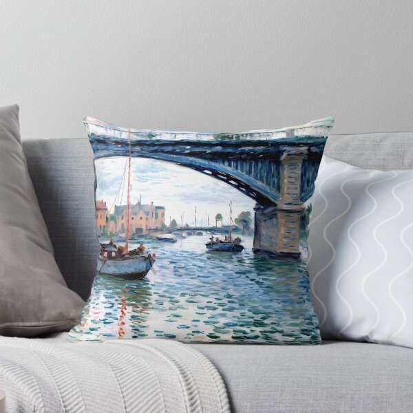 Item preview, The Bridge at Argenteuil in Grey Weather designed and sold by artdesignsnow.