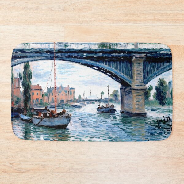 Item preview, The Bridge at Argenteuil in Grey Weather designed and sold by artdesignsnow.