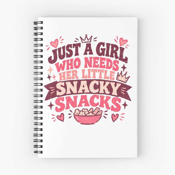 Item preview, Just A Girl Who Needs Her Little Snacky Snacks | Funny Snacking Foodie Girl designed and sold by JonesFlora2025.