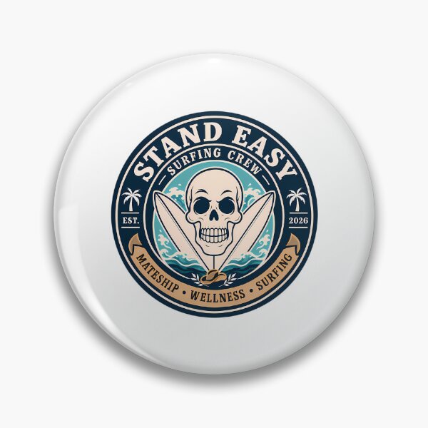 Item preview, Stand Easy Veteran Surf Club Logo Sunshine Coast - Male Version designed and sold by zeigler-cassiz.