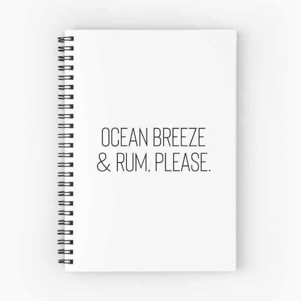 Item preview, Ocean Breeze & Rum Please | Funny Tropical Rum Lover Design designed and sold by luckyhue.