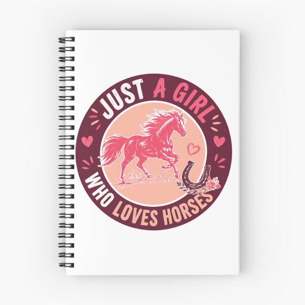 Item preview, Just A Girl Who Loves Horses Equestrian Rider Horseback Riding designed and sold by SkeletonsDanger.