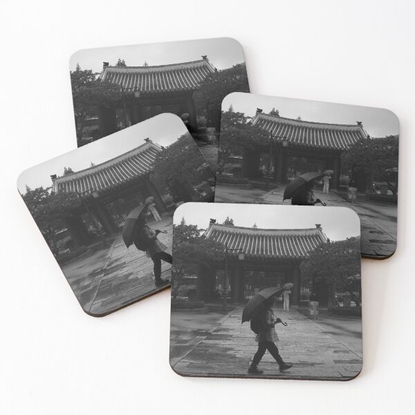 Item preview, Rain Crossing Dongmyo Shrine Gate designed and sold by UrbanNoirMood.
