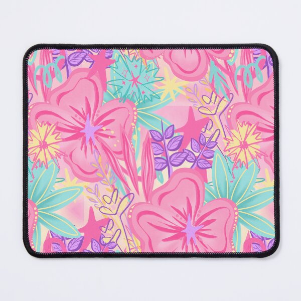 Item preview, Vibrant Pink Pastel Floral Pattern designed and sold by PoeticRecipeST.