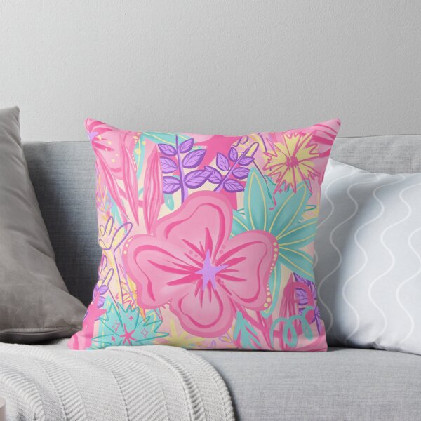Item preview, Vibrant Pink Pastel Floral Pattern designed and sold by PoeticRecipeST.