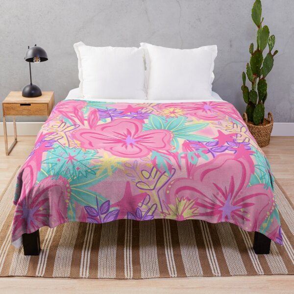 Item preview, Vibrant Pink Pastel Floral Pattern designed and sold by PoeticRecipeST.