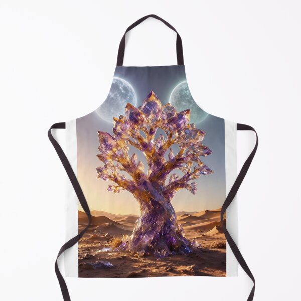 Item preview, Surreal Purple Crystal Tree with Twin Moons designed and sold by Pyt27.