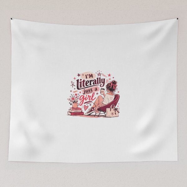 Item preview, I'm Literally Just A Girl Relatable Female Identity Women's Humor designed and sold by JonesFlora2025.