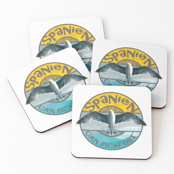Item preview, Mallorca Balearic Islands - Can Picafort with seagull designed and sold by Periartwork.