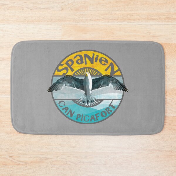 Item preview, Mallorca Balearic Islands - Can Picafort with seagull designed and sold by Periartwork.