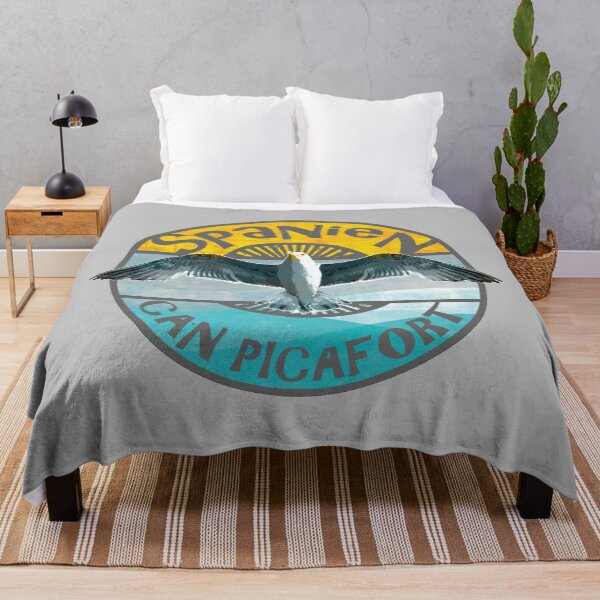 Item preview, Mallorca Balearic Islands - Can Picafort with seagull designed and sold by Periartwork.