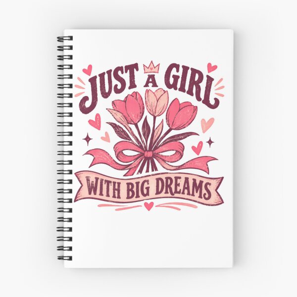Item preview, Just A Girl With Big Dreams Empowering Quote For Women Dreamers designed and sold by JonesFlora2025.