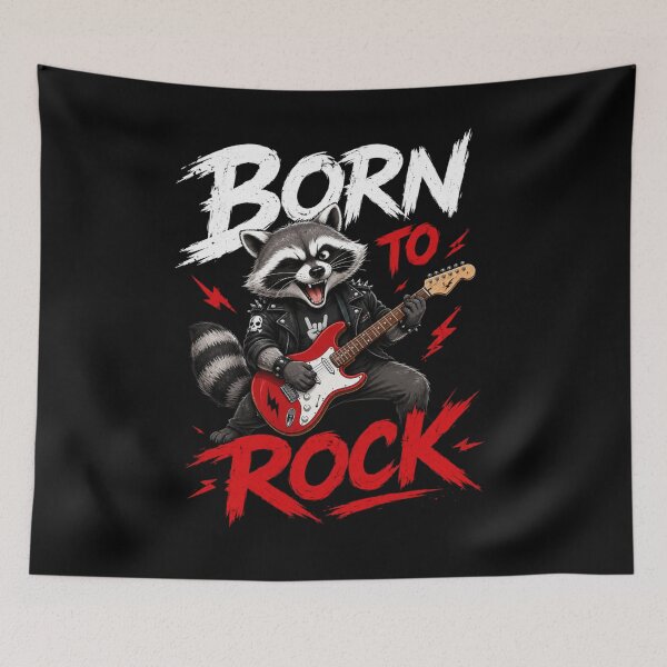 Item preview, Rocky Raccoon / Rockstar Raccoon  designed and sold by TheEndDesign.