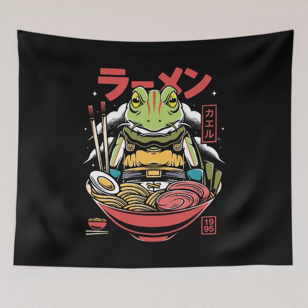 Item preview, Frog Knight Ramen designed and sold by AlundrART.