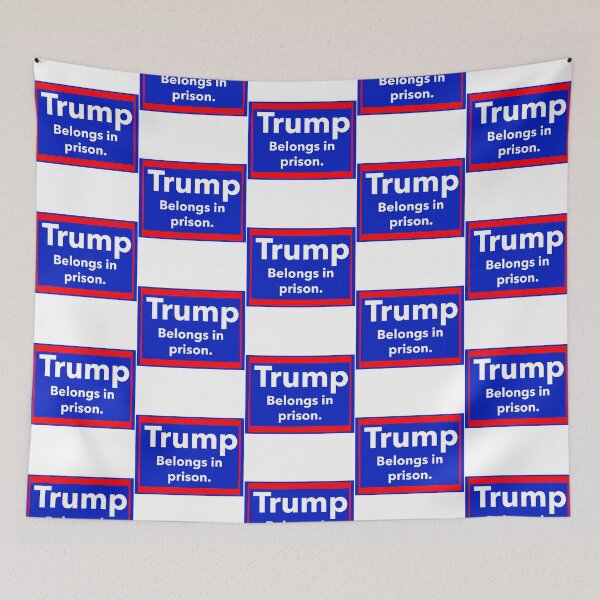 Item preview, Trump Belongs In Prison designed and sold by kritis-perling.
