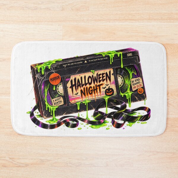 Item preview, Halloween Night VHS – Retro Video Store Horror designed and sold by The Cutting Room.