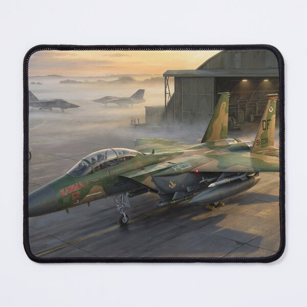 Item preview, Karma 52 F-15E on Misty Flight Line at Dawn designed and sold by Airpower Art.