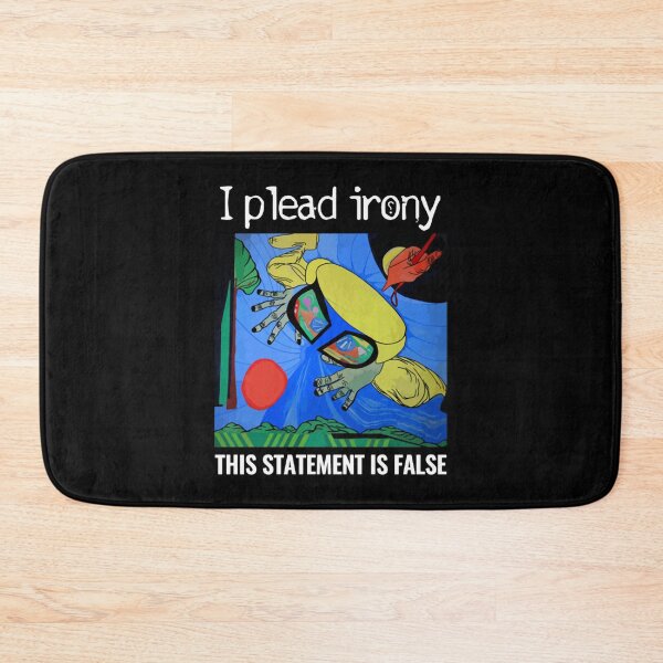 Item preview, This Statement Is False Funny Logic Paradox Graphic designed and sold by ipleadirony.
