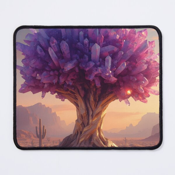 Item preview, Surreal Purple Crystal Tree with Twin Moons designed and sold by Pyt27.