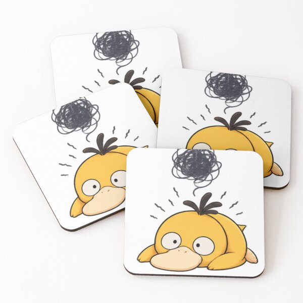 Item preview, Overwhelmed Duck – Too Many Thoughts Cute Yellow Duck designed and sold by Ramadane_design1.