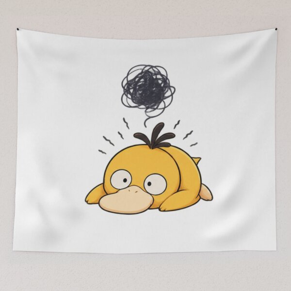 Item preview, Overwhelmed Duck – Too Many Thoughts Cute Yellow Duck designed and sold by Ramadane_design1.