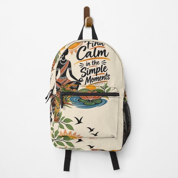 Item preview, Find Calm in the Simple Moments – Warli Folk Art Meditation designed and sold by Chirayu1111.