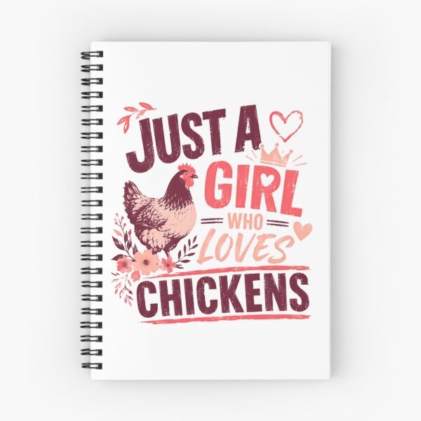 Item preview, Just A Girl Who Loves Chickens Backyard Chicken Keeper Farm Girl Poultry Farmer designed and sold by SkeletonsDanger.