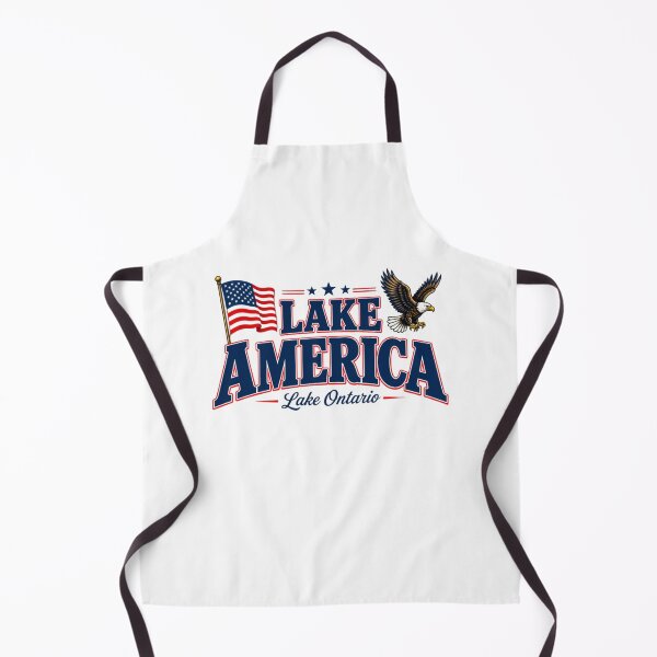 Item preview, Lake America Patriotic, Lake Ontario, Bald Eagle Flag designed and sold by HannahDetter.