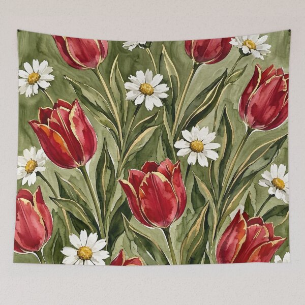 Item preview, Tulip and Camomile  designed and sold by GraphicsClub.