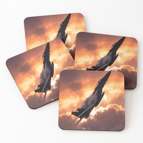 Item preview, F-15 Eagle Vertical Climb Into Fiery Sunset designed and sold by Airpower Art.