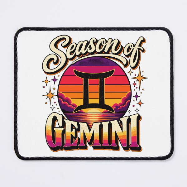 Item preview, Season Of Gemini | Retro Sunset Zodiac | Boho Gemini designed and sold by ZIGLWORKS.