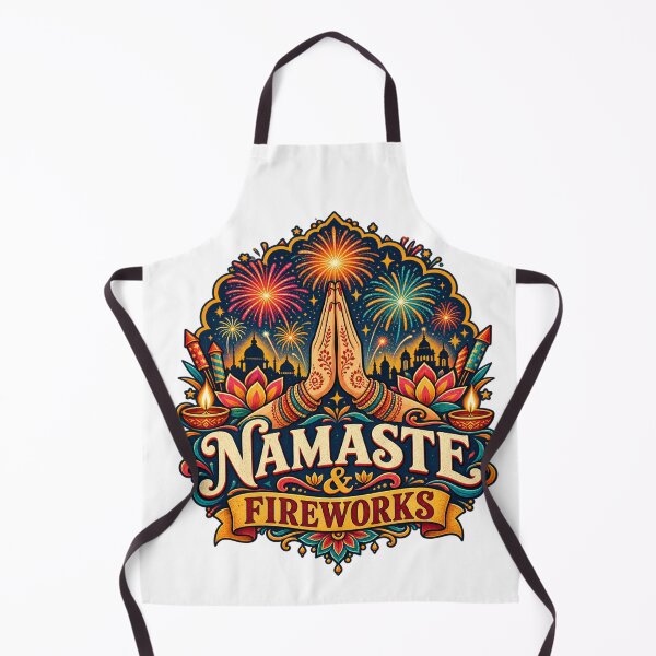 Item preview, Namaste y fuegos artificiales: celebración del festival indio de Diwali designed and sold by Globalcitytees.