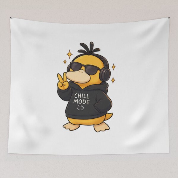 Item preview, Chill Mode Duck – Cute Yellow Duck With Sunglasses designed and sold by Ramadane_design1.