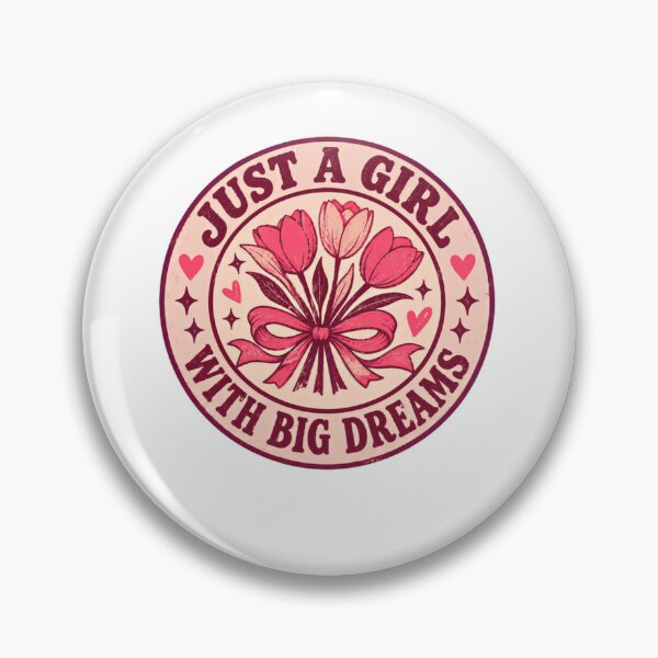 Item preview, Just A Girl With Big Dreams Women Empowerment Inspiration Teen Girls Dreamer designed and sold by JonesFlora2025.