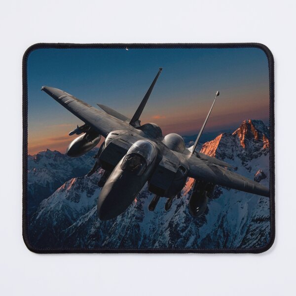 Item preview, F-15 Eagle Head-On Over Snowy Mountains designed and sold by Airpower Art.