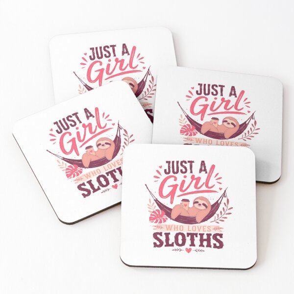 Item preview, Just A Girl Who Loves Sloths Animal Lover Women Gift designed and sold by JonesFlora2025.