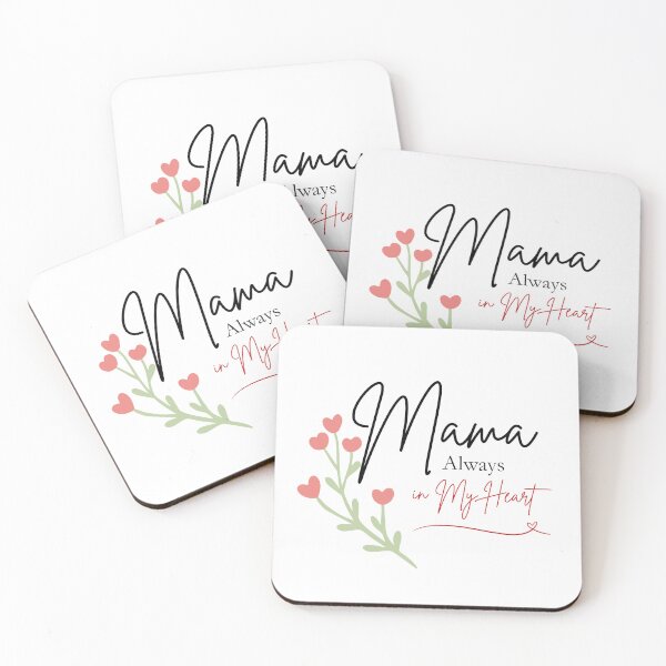 Item preview, Mama Always in My Heart | Mother's Day Keepsake Design designed and sold by FlareCraftStudio.