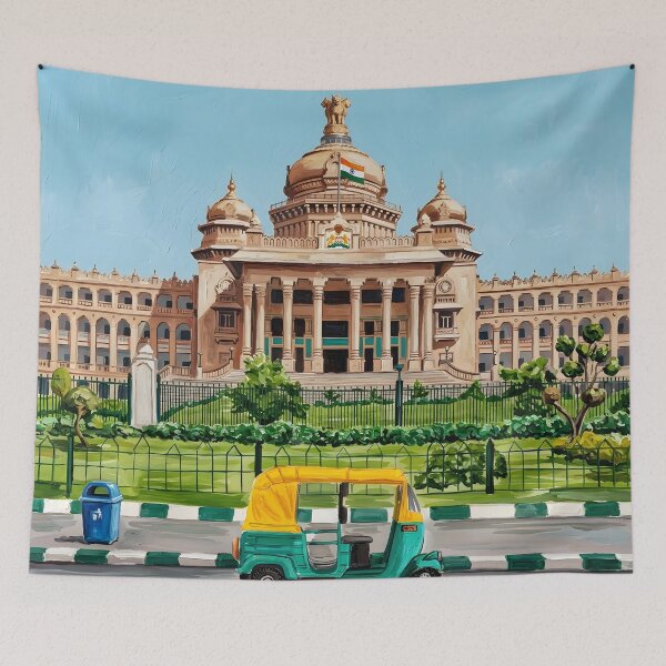 Item preview, Bangalore Acrylic Travel Print, India  designed and sold by POSTERIOCREW.