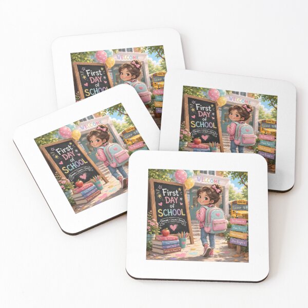 Item preview,  First Day of School – Cute Back to School Girl designed and sold by NestDesigns01.
