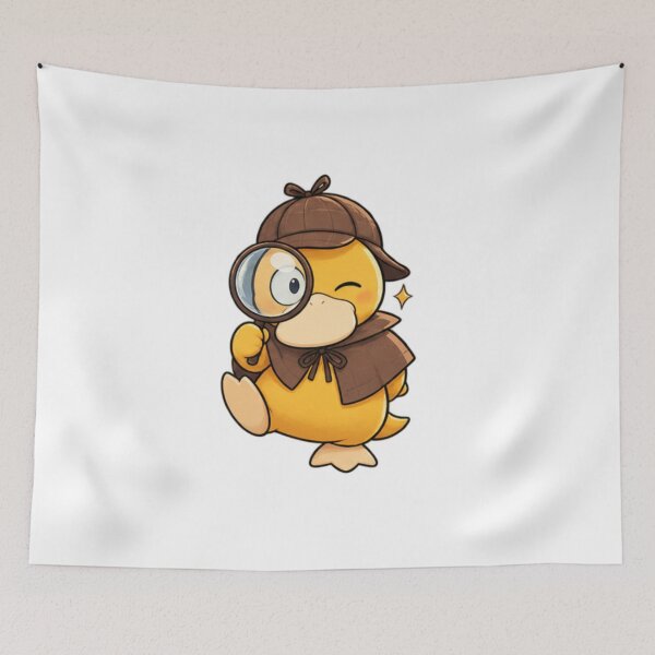 Item preview, Detective Duck – Curious Yellow Duck Mystery Design designed and sold by Ramadane_design1.