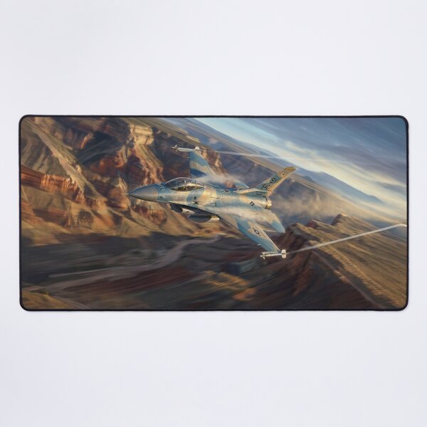 Item preview, F-16 Aggressor Banking Over Grand Canyon designed and sold by Airpower Art.