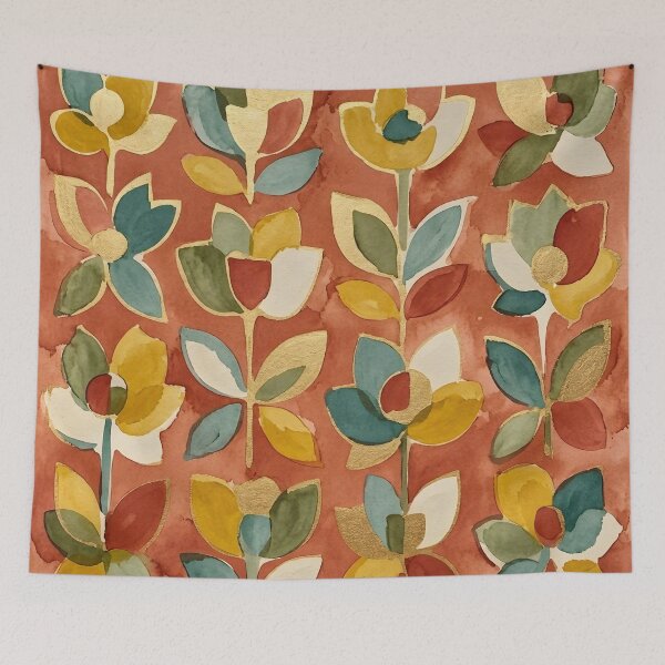 Item preview, Retro Floral  designed and sold by GraphicsClub.