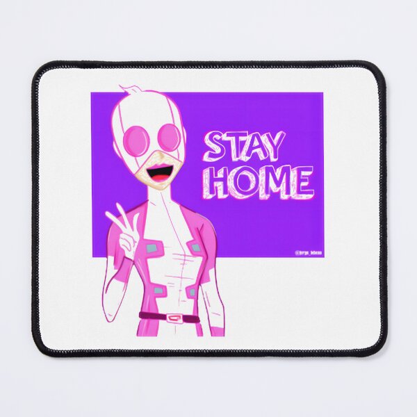 Item preview, Cute Pink Masked Heroine Staying Home Advice Comic Book Style Art | Perfect Gift For You And Friends designed and sold by Kkgurjar.