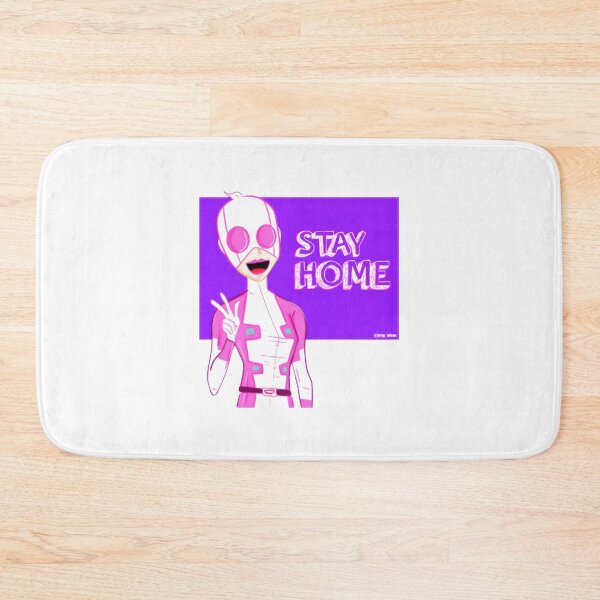 Item preview, Cute Pink Masked Heroine Staying Home Advice Comic Book Style Art | Perfect Gift For You And Friends designed and sold by Kkgurjar.