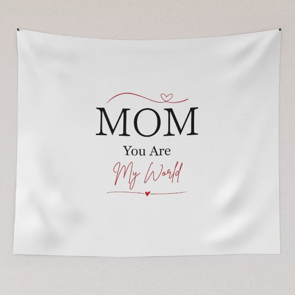 Item preview, Mom You Are My World | Cute Mother's Day Gift Idea designed and sold by FlareCraftStudio.