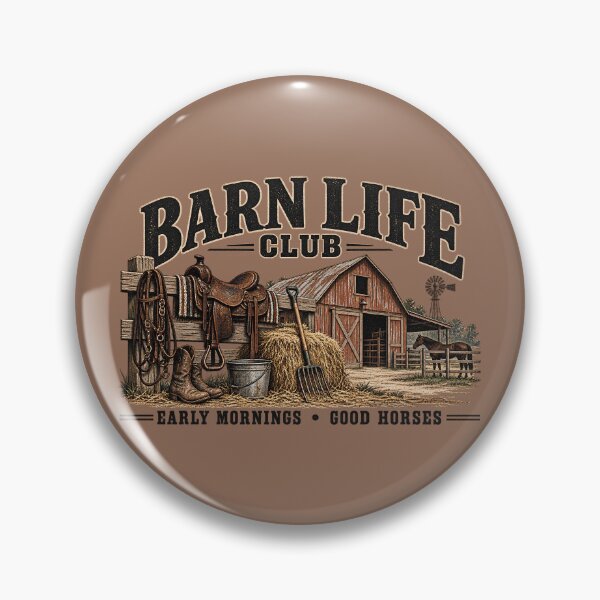 Item preview, Barn Life Club Rustic Horse Farm Vintage designed and sold by KakangMudi.