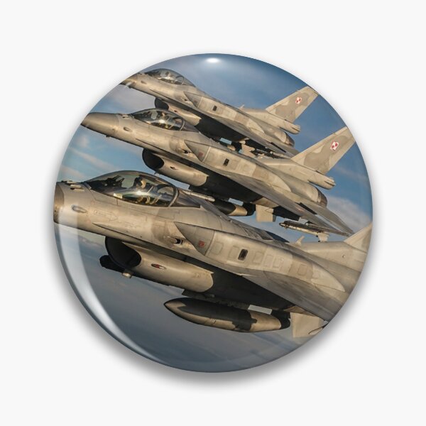 Item preview, Polish F-16 Vipers Flying Echelon Formation designed and sold by Airpower Art.